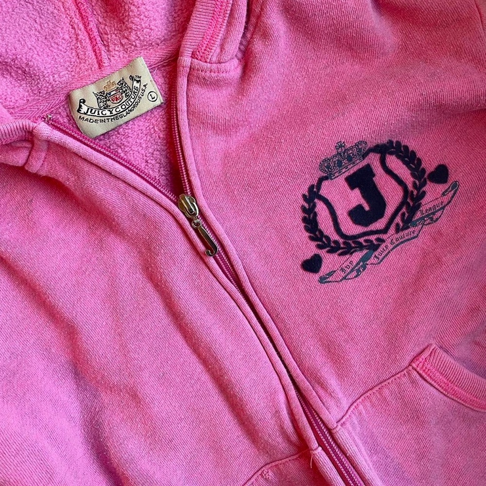 Vintage Y2K Juicy Couture Pink Sweatshirt. Size L / Fits like a Small. - Picture 8 of 8